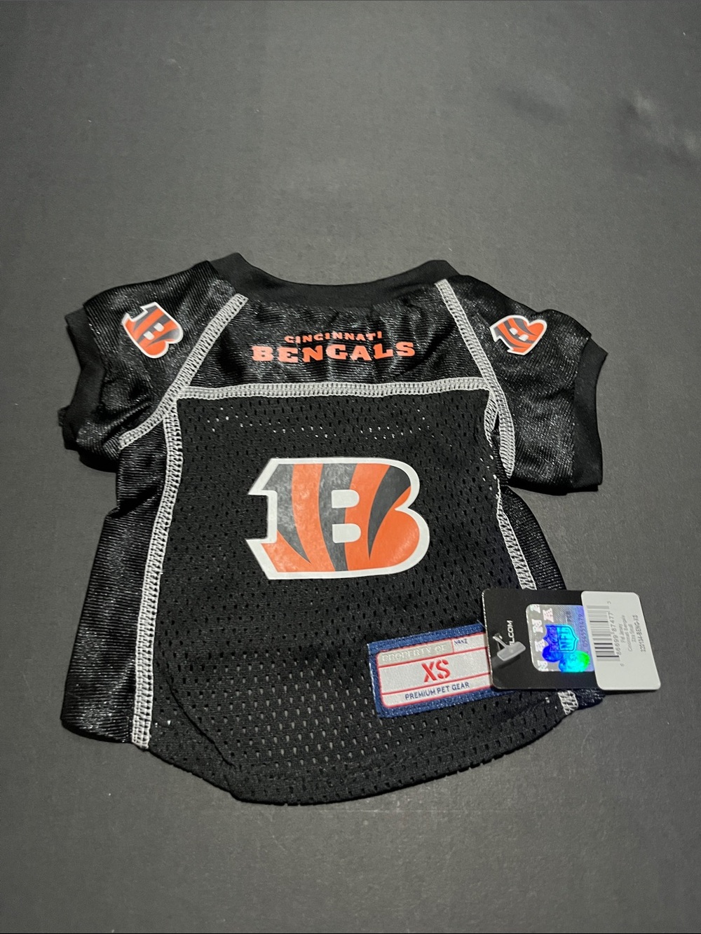 Cincinnati Bengals Littlearth NFL Stretch Pet Jersey, Size XS